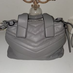 French Connection grey satchel